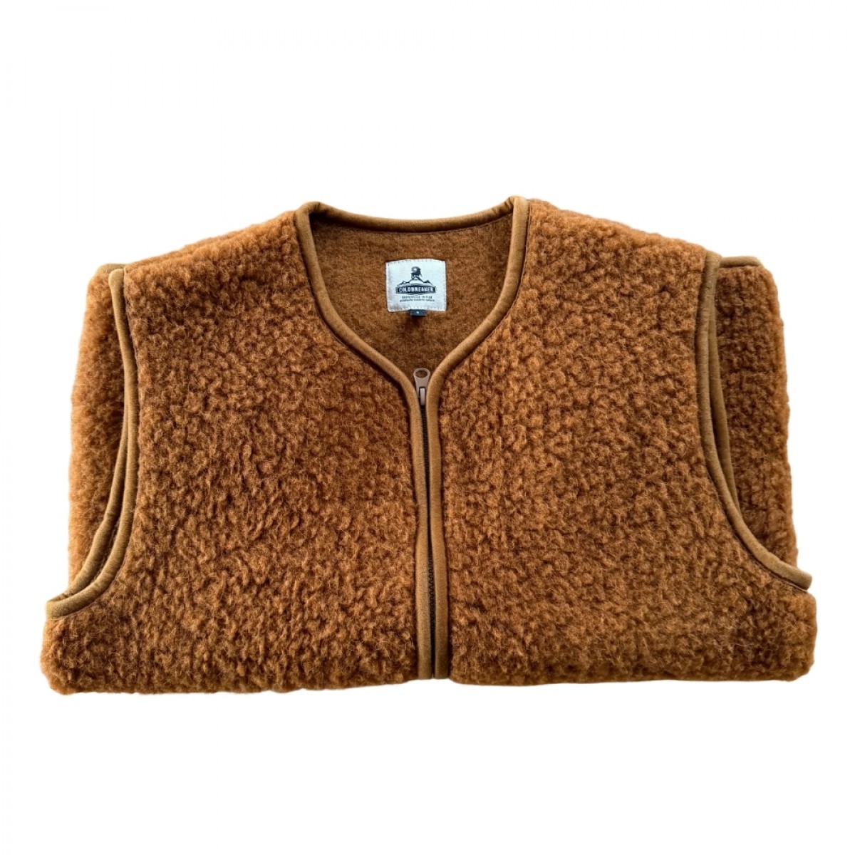 pepitko coldbreaker vest - camel - lyn