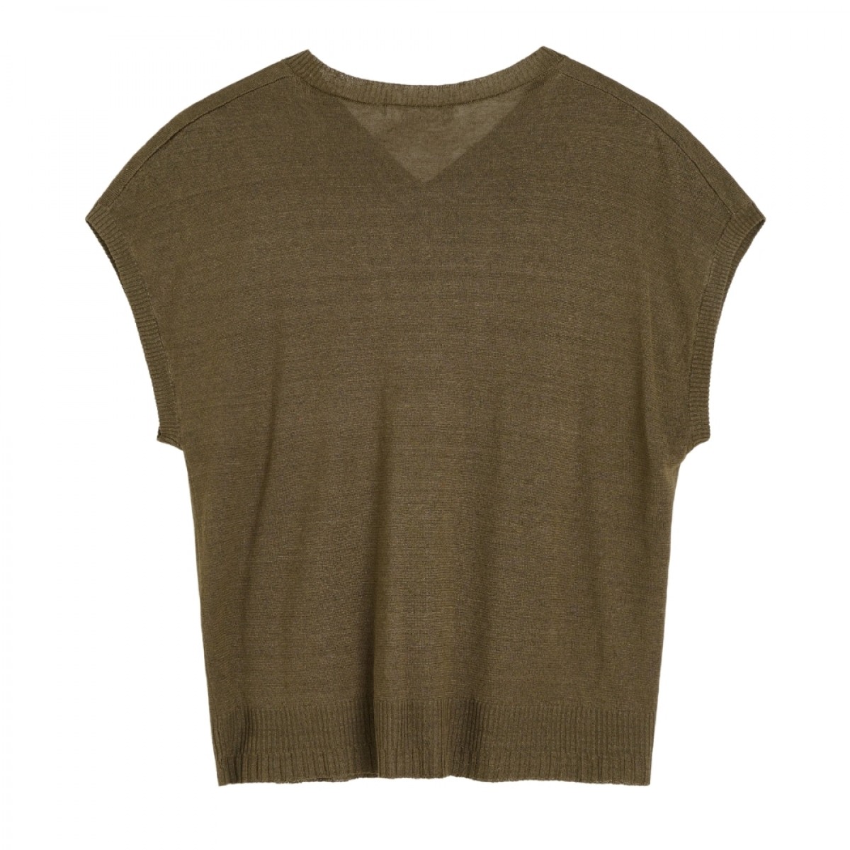 aiayu priti vest - green wood - ryg