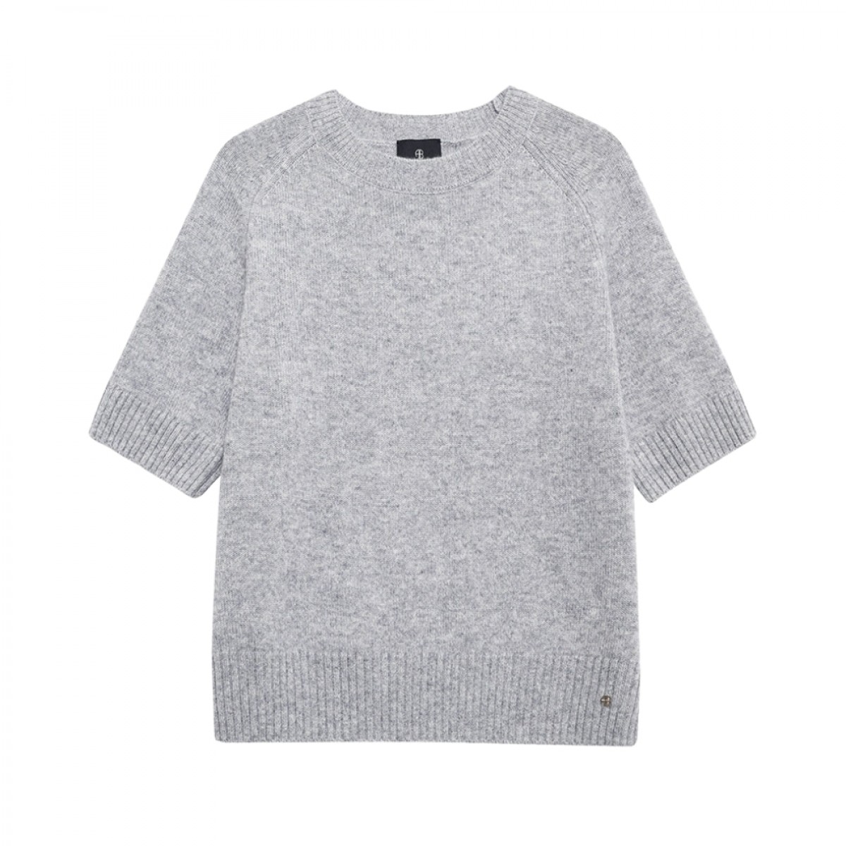 anine bing jackson sweater - medium heather grey