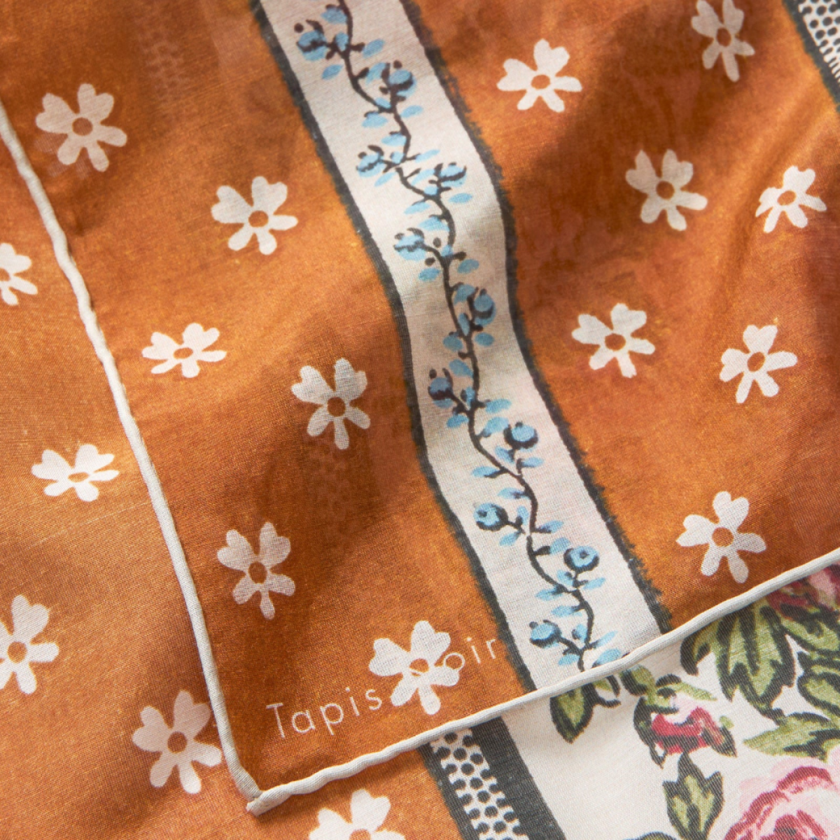 light small grace scarf - orange - logo