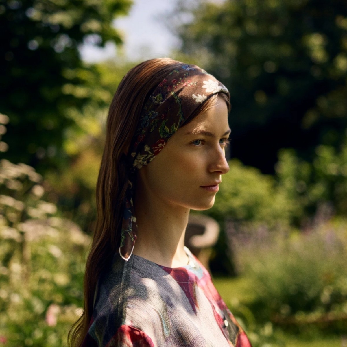 light small eliza scarf - brown - fra siden 