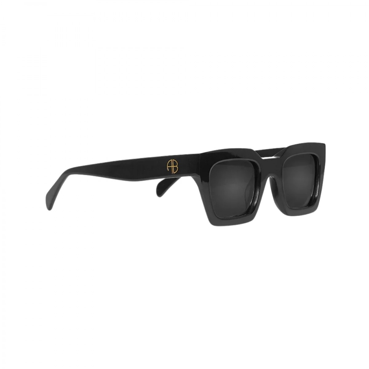 anine bing indio sunglasses - black - fra siden 