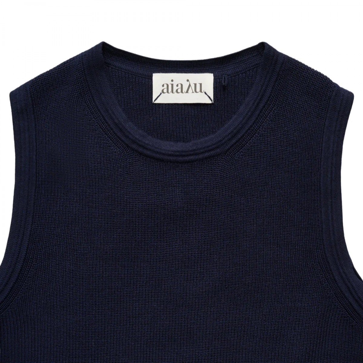 aiayu esha top - navy - hals 