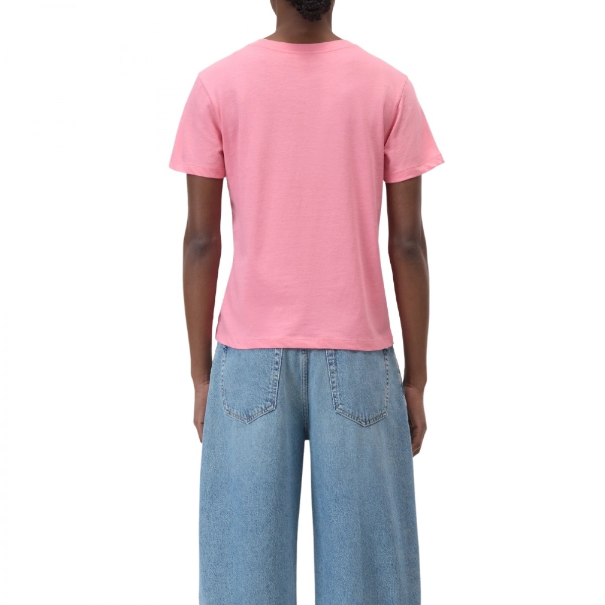 closed organic t-shirt - peony pink - ryg