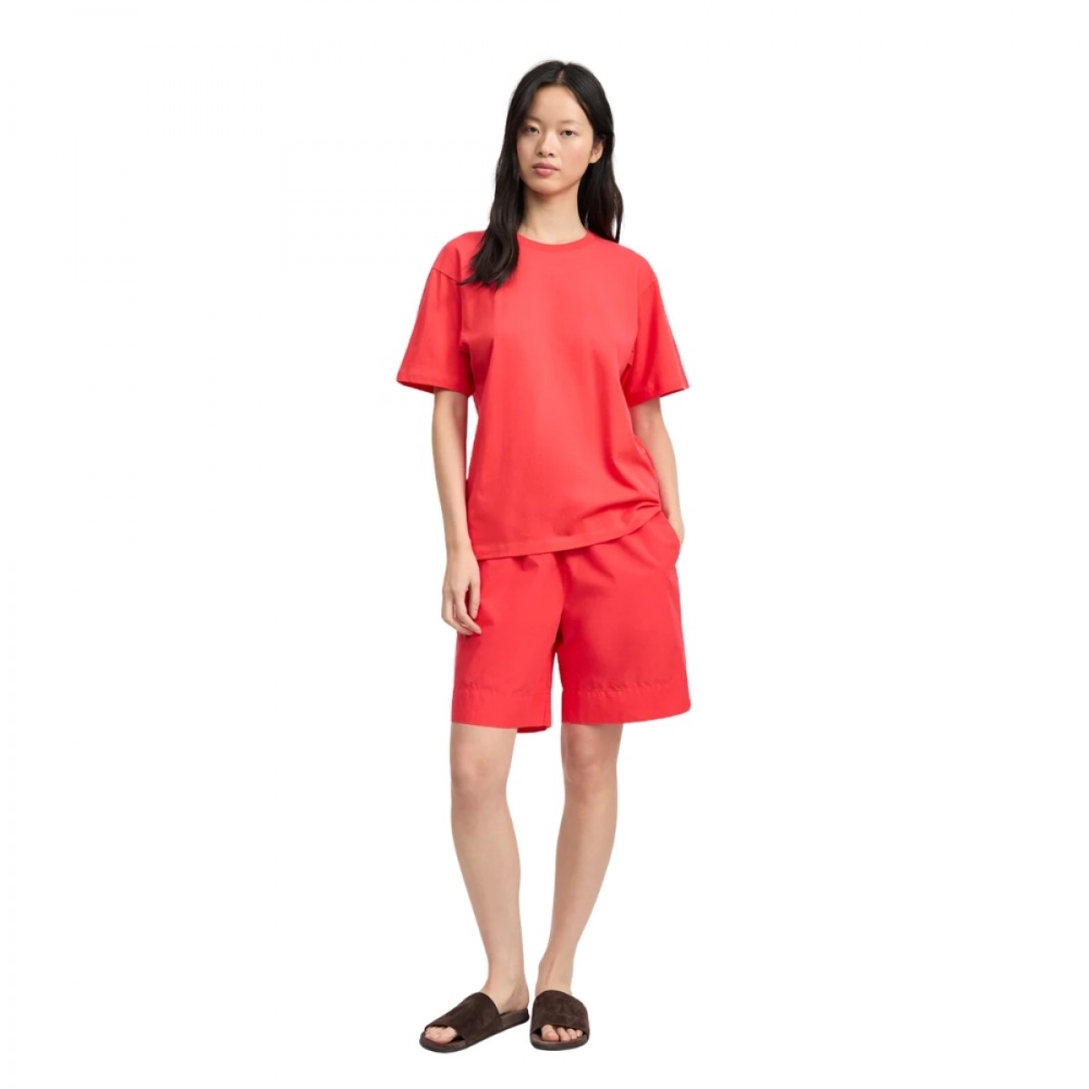 aiayu classic circular tee - kiss - model front