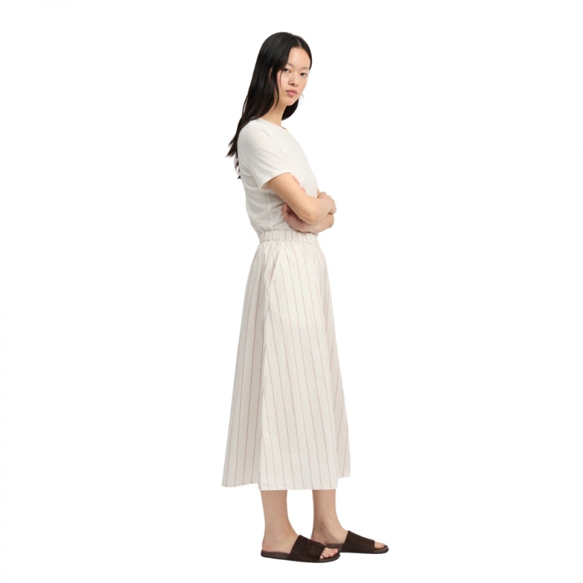 aiayu skirt champetra - mix merlot - fra siden 