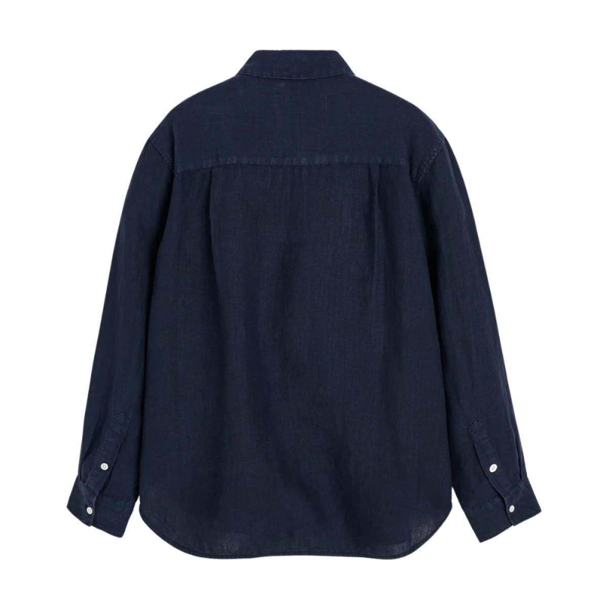 aiayu lynette linen - navy - ryg