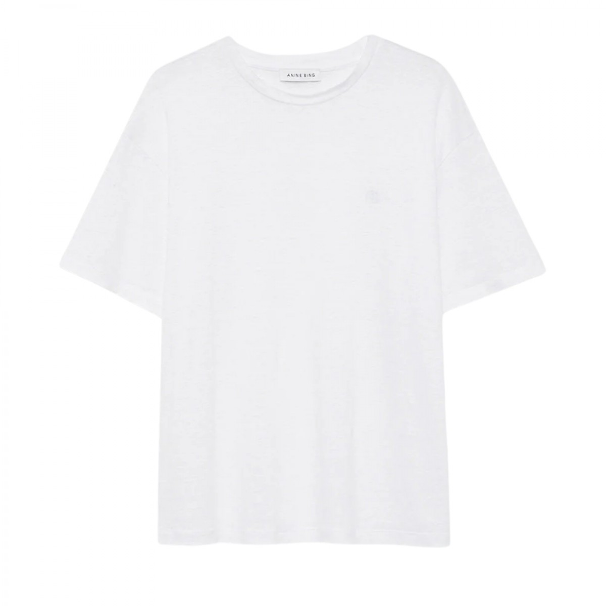 anine bing cade tee - white - front