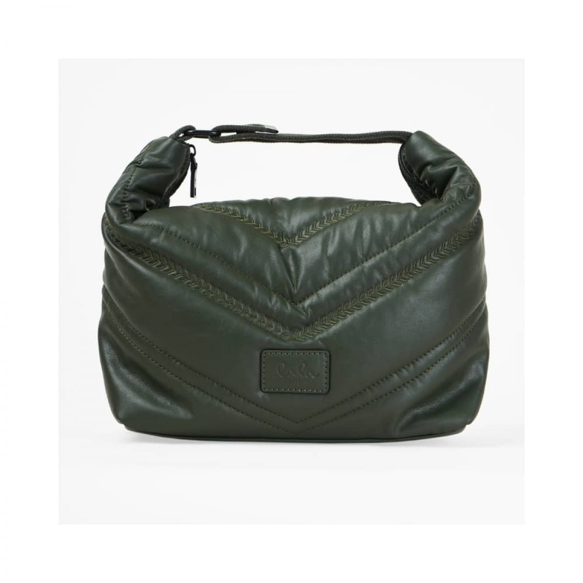 cosmetic bag camilla - olive - front