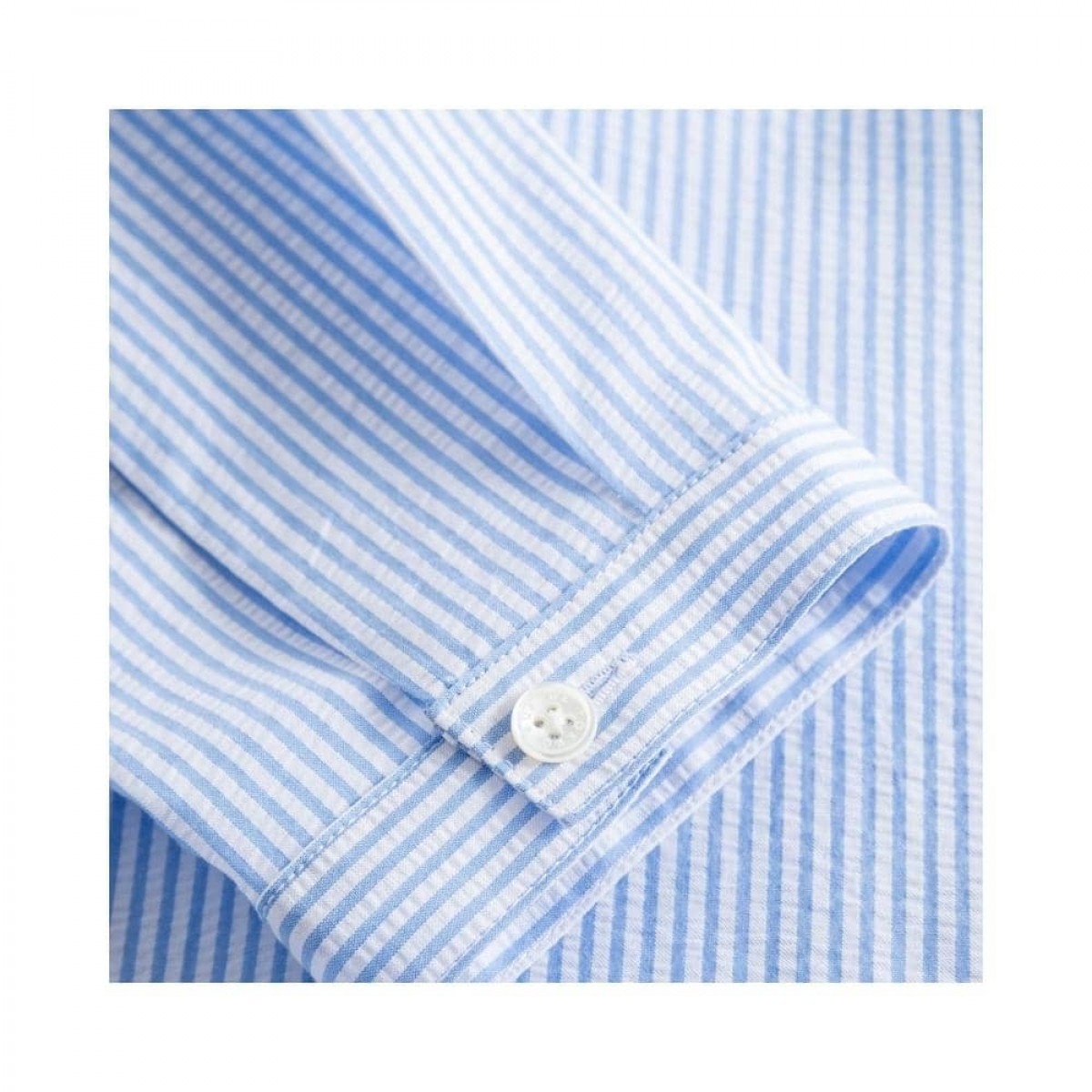 safa shirt - light blue / white stripe - ærmer 