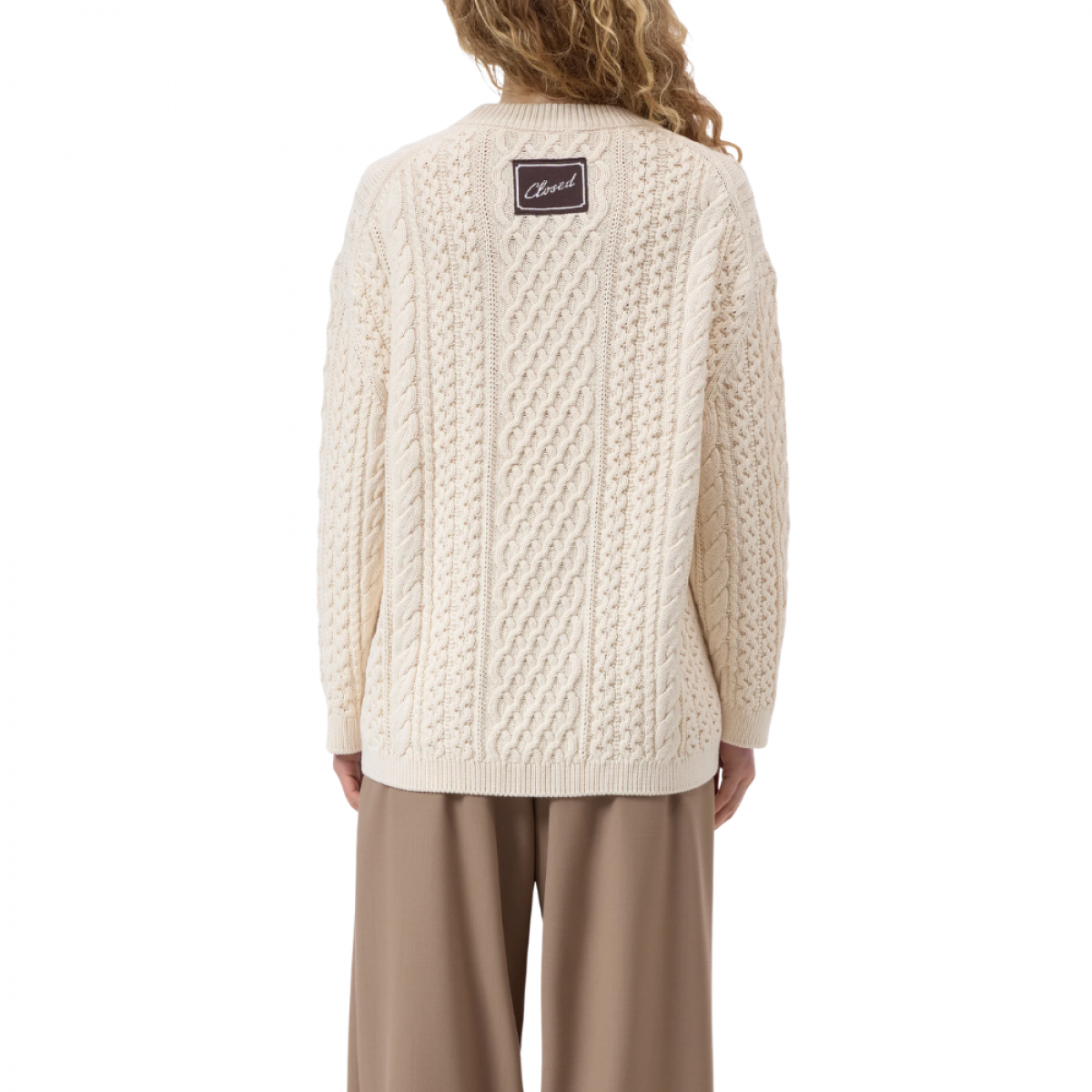 closed crew neck long sleeve - whipped cream - ryg