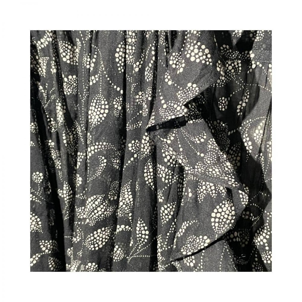 maelys kjole - black - print