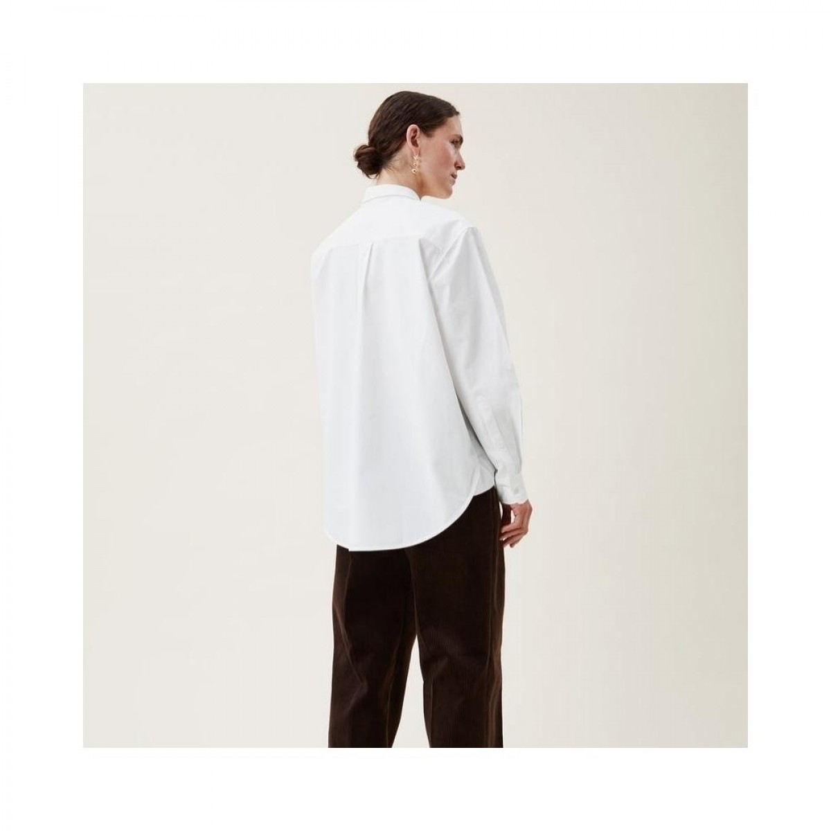 elotta shirt - bright white - ryggen