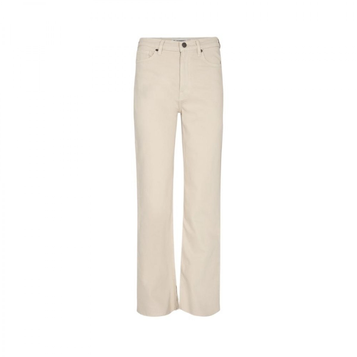 brown jeans wash caffe crema - cafe creme - front 