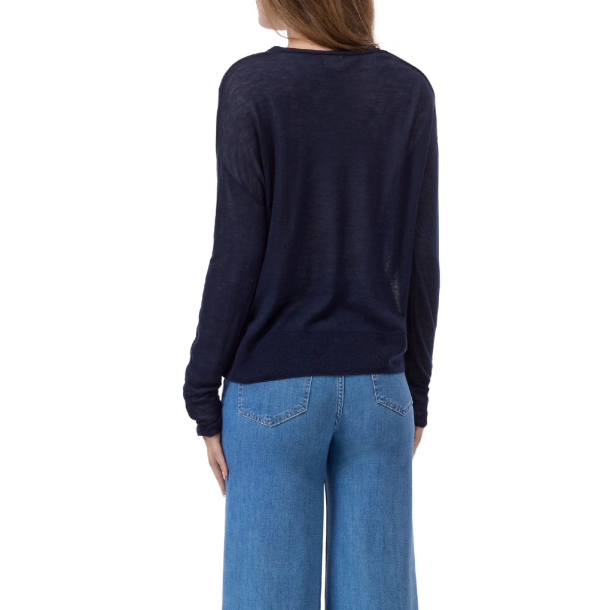 closed crew neck long sleeve - dark night - ryg
