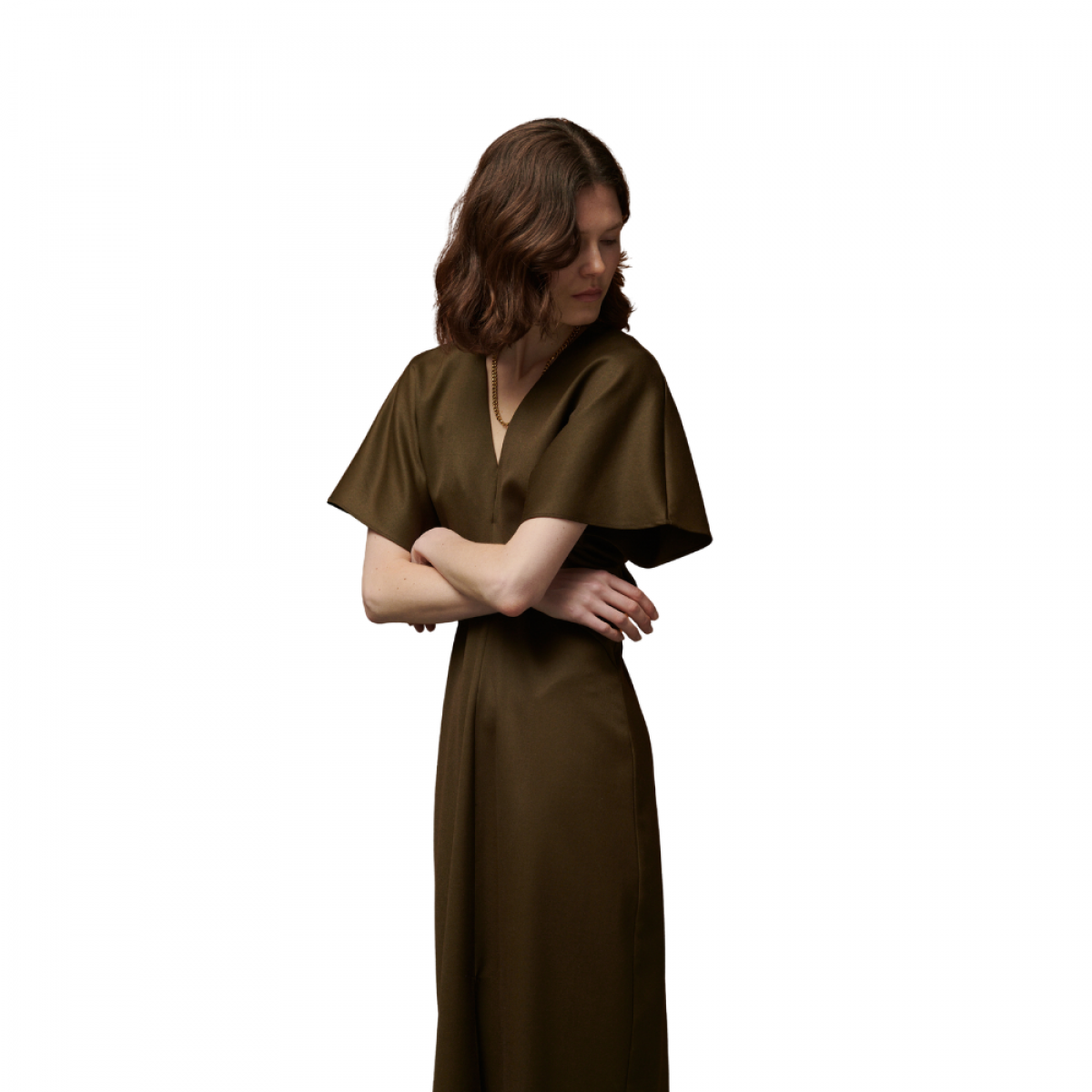 madson ur dress - bronze - fra siden 