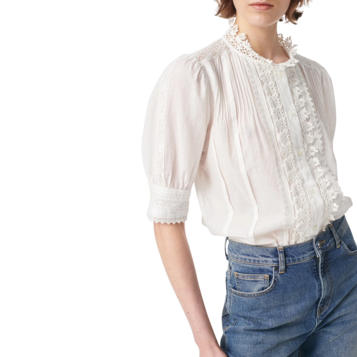 arseneneo shirt - blanc - model look