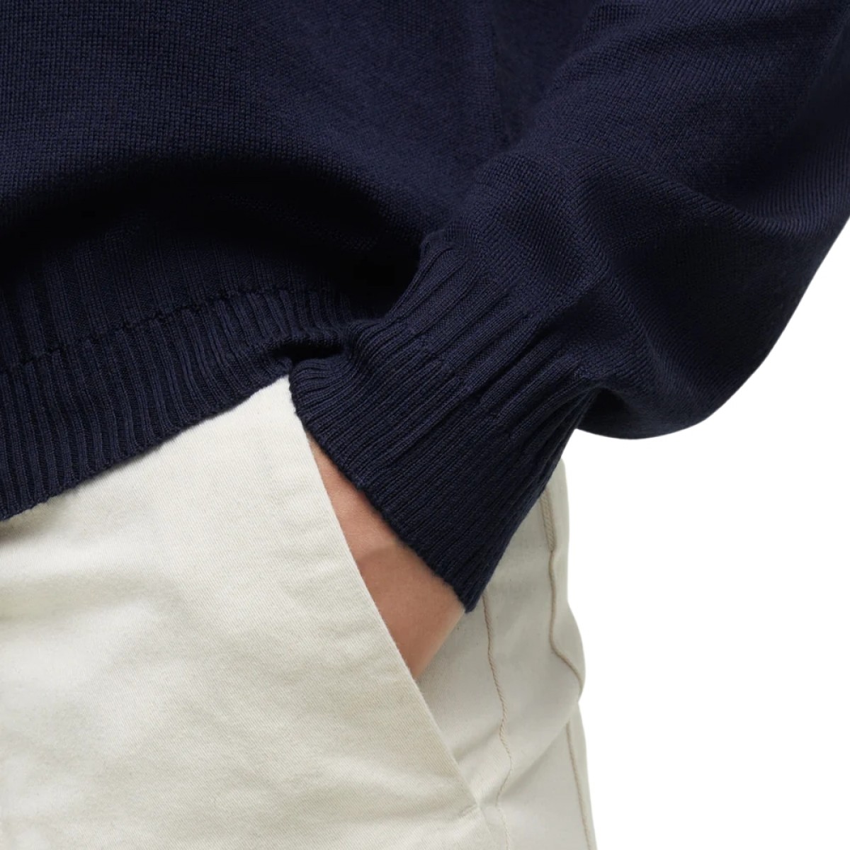 gina sweater- navy - ærme