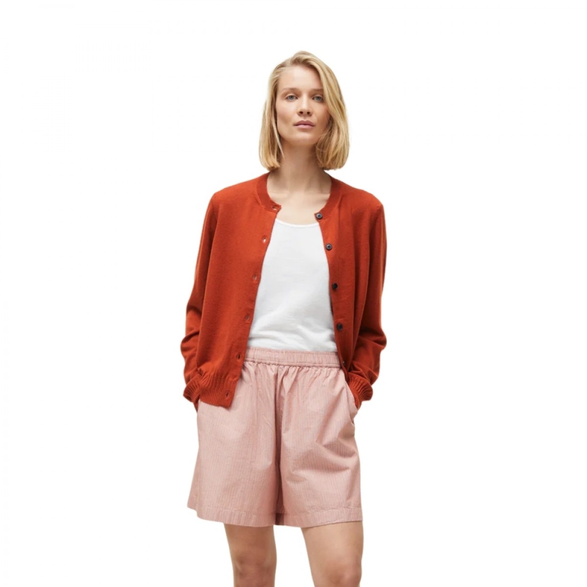 hariza cardigan - arizona - model front