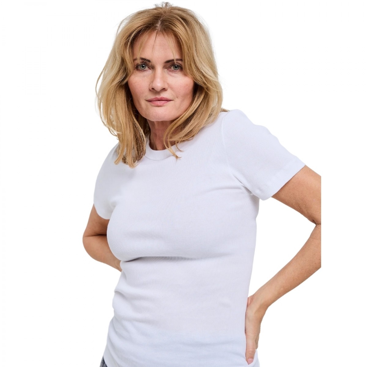 classic short sleeve tee - white - fra siden 