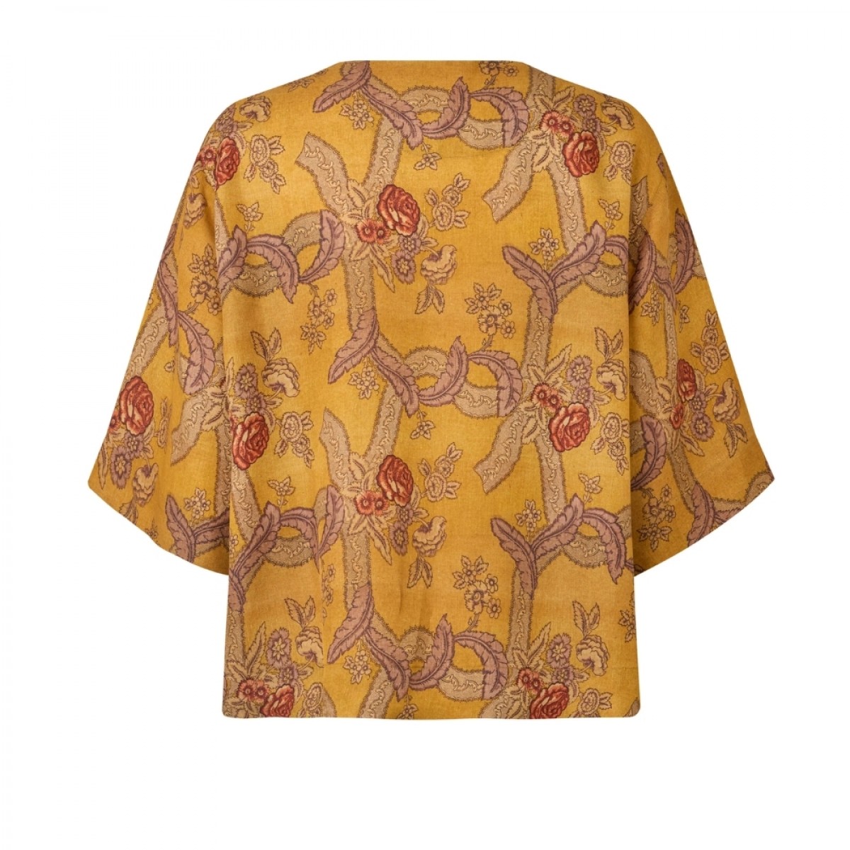 cali silk top - yellow - ryg