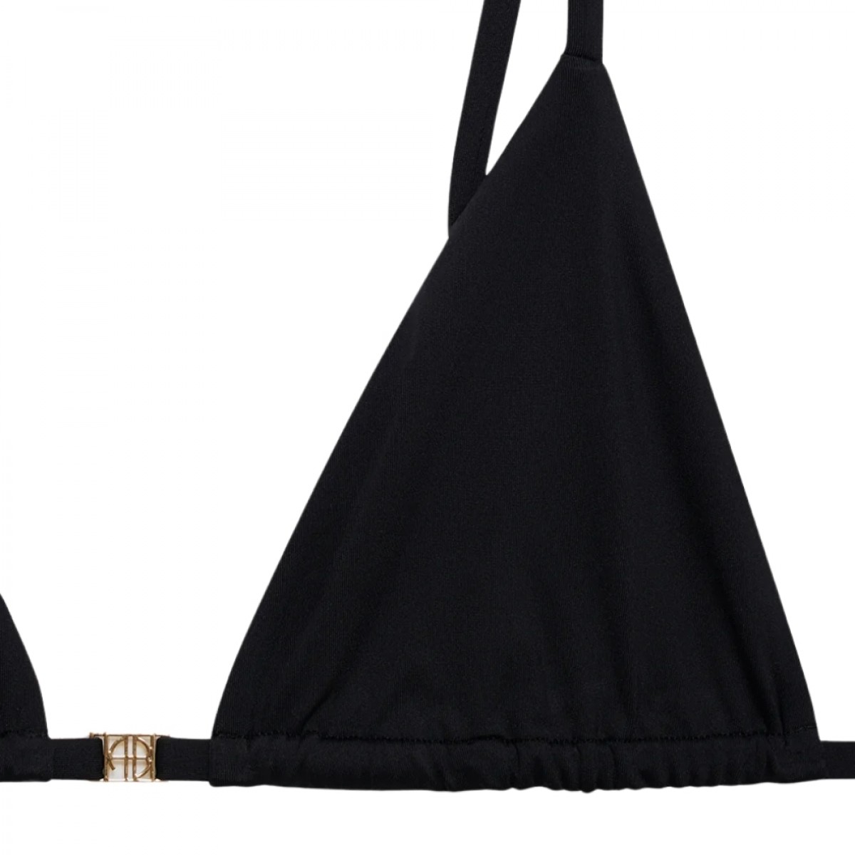 bellamy bikini top - black - logo