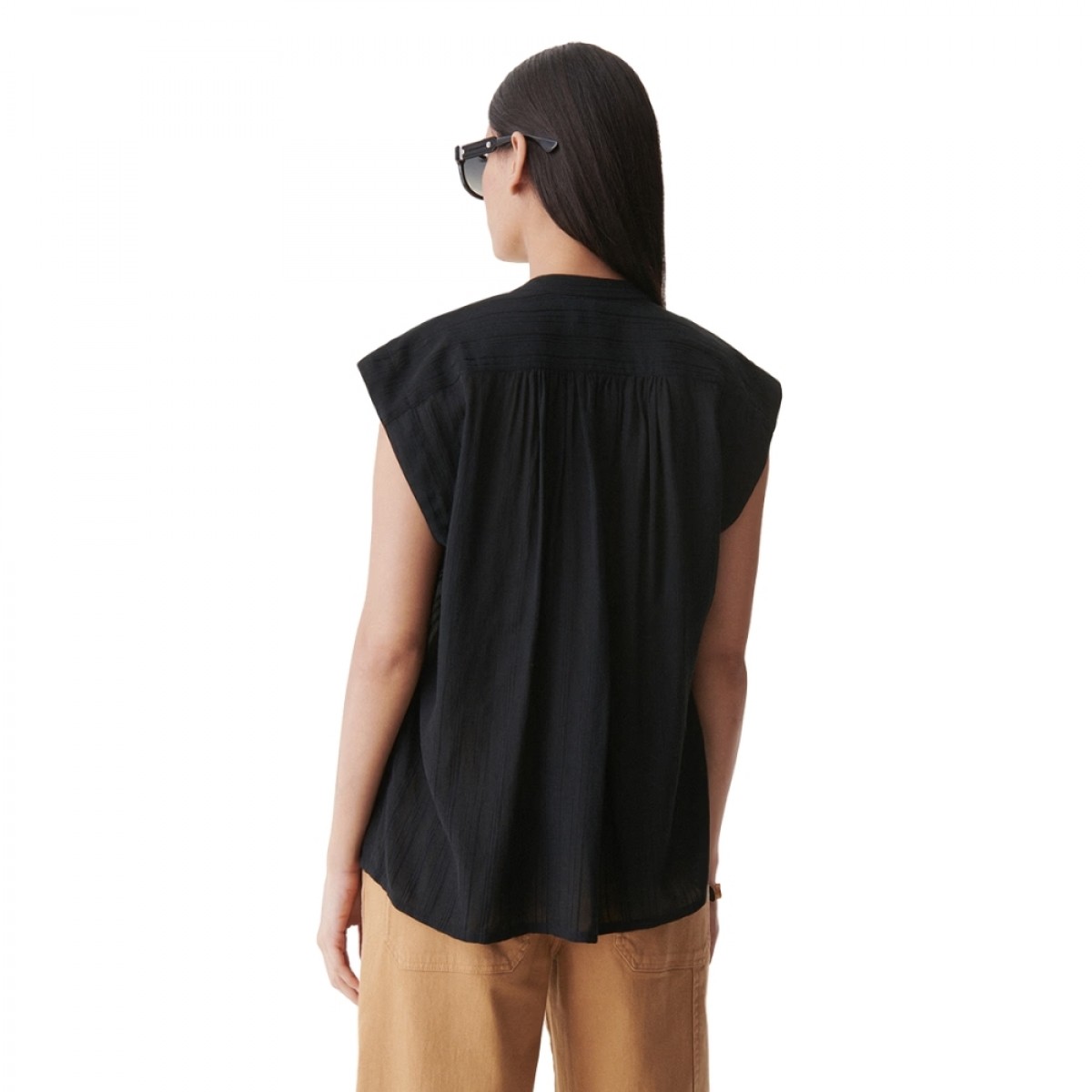clio blouse - black - ryg 