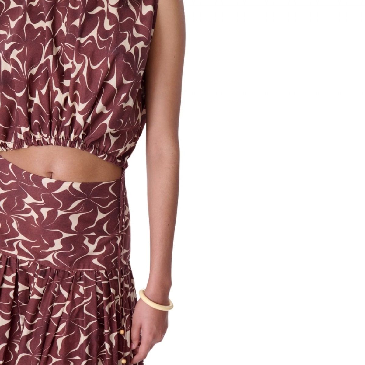 elysee skirt - brun - talje