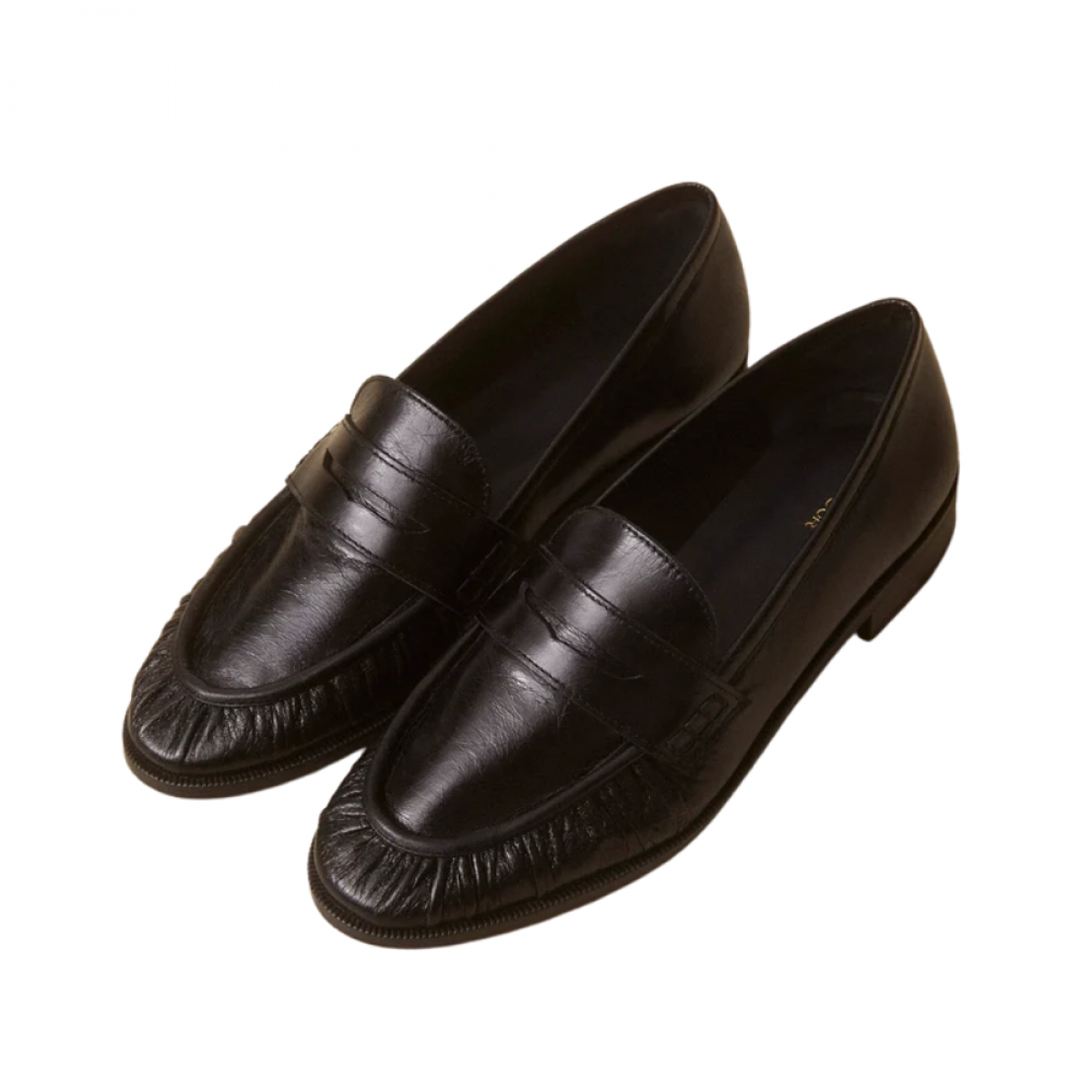 rivecour mocassin - black - oppe fra