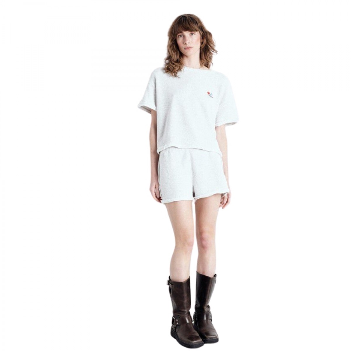 women's t-shirt atubay - arctic melange - look