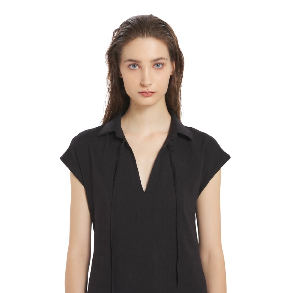 dress abito denis lezier - black - hals