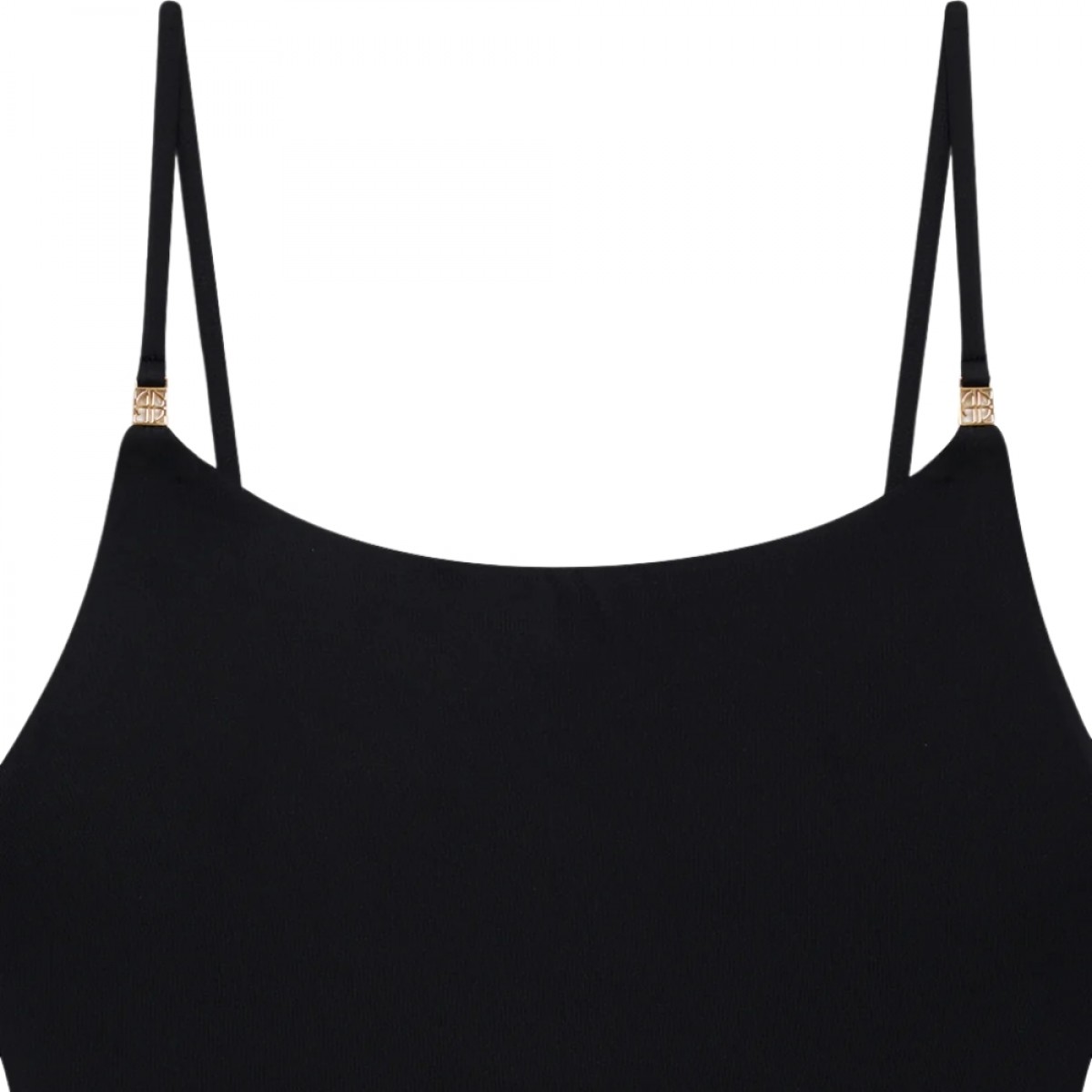 anine bing vesta one piece - black - strop