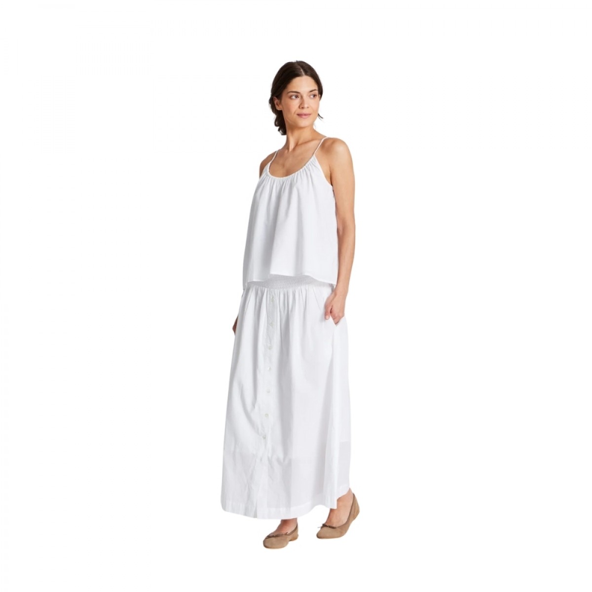 annie top voile - white - look
