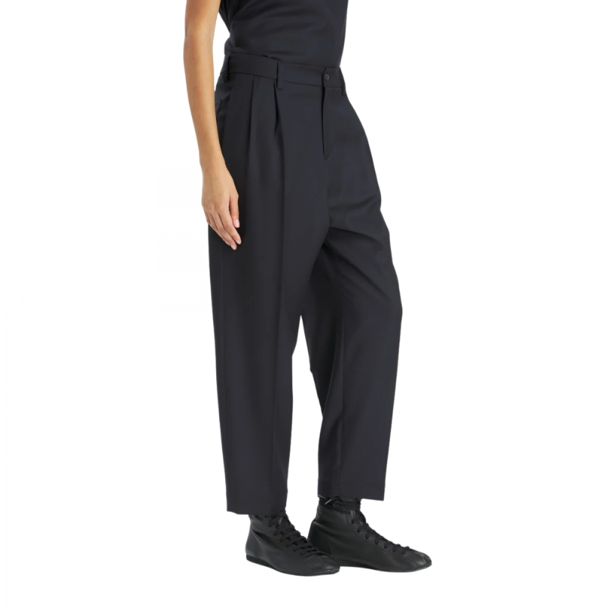 pantalone roxanne flan - navy - fra siden 