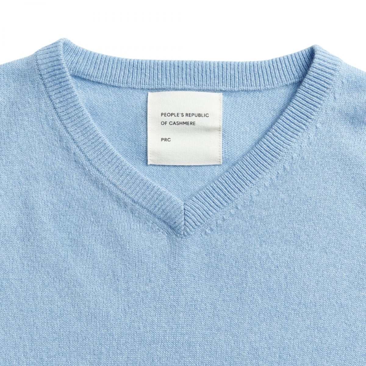 women´s fitted 90's v-neck - light blue - vials