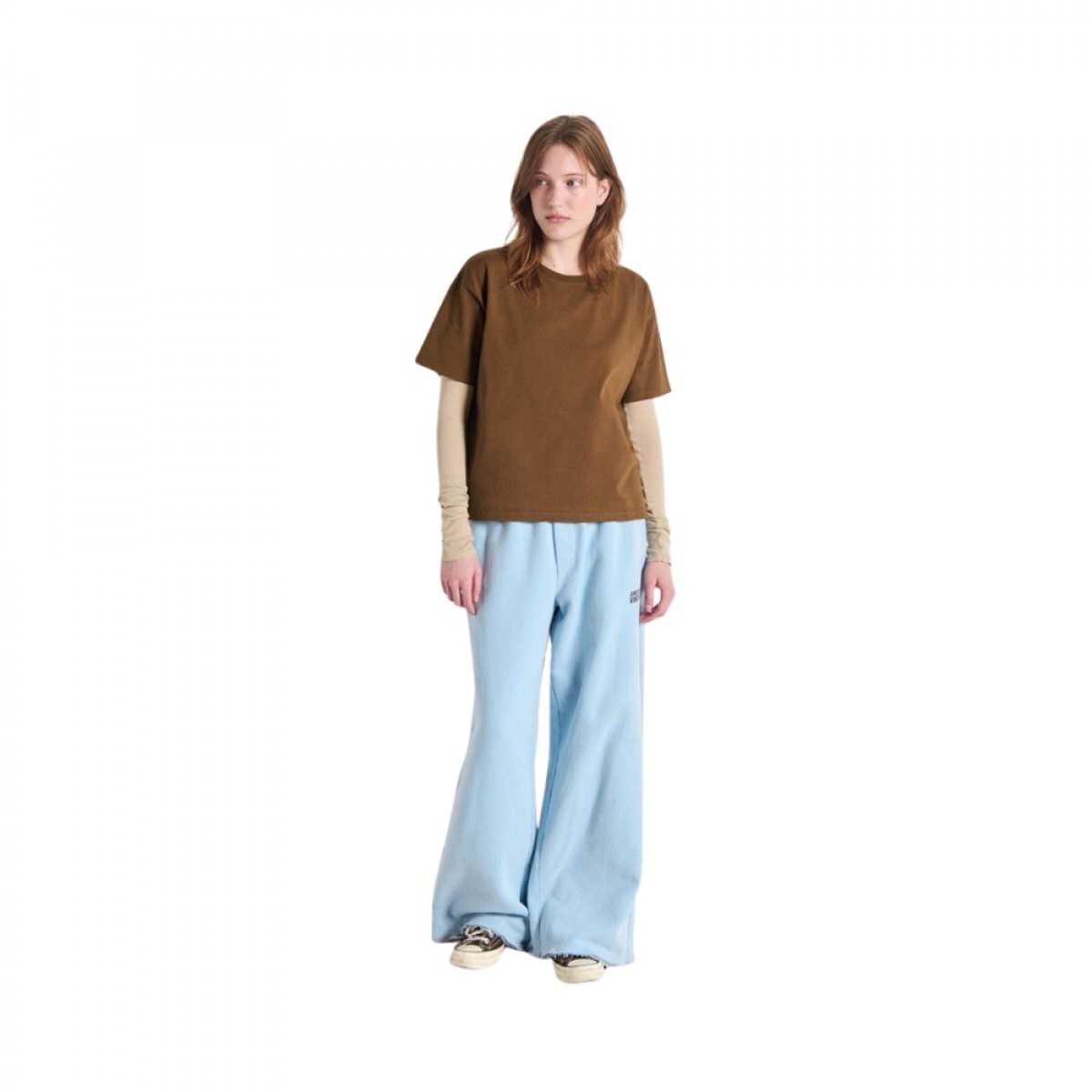 women's t-shirt fizvalley - vintage chestnut - look