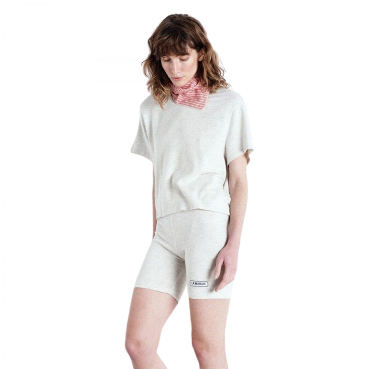 women's t-shirt ypawood - heather grey - fra siden 