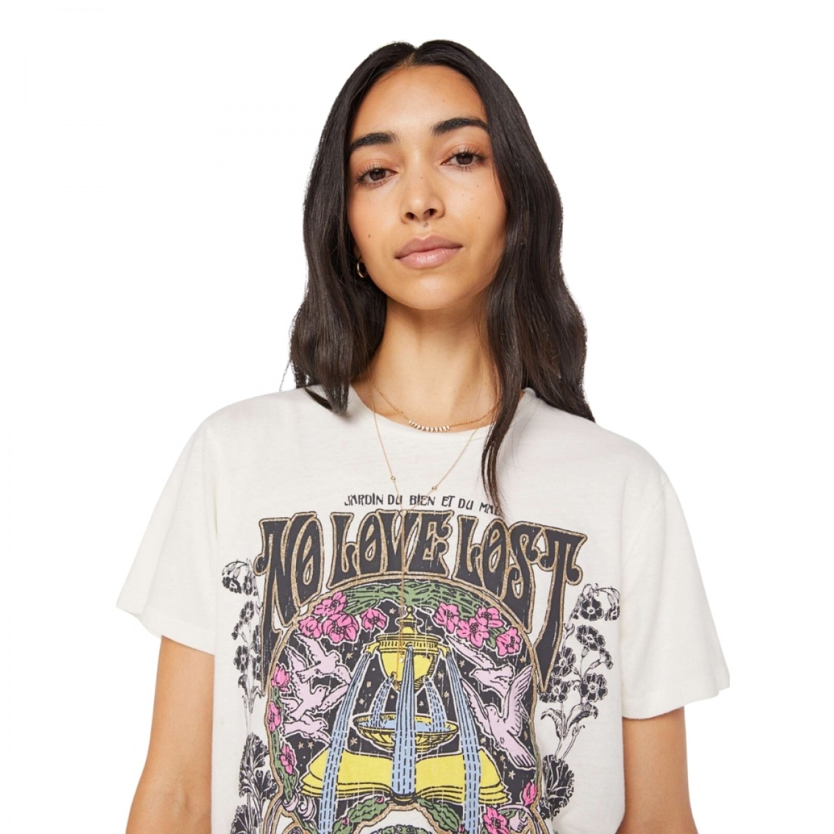 the rowdt no love lost - ecru - print