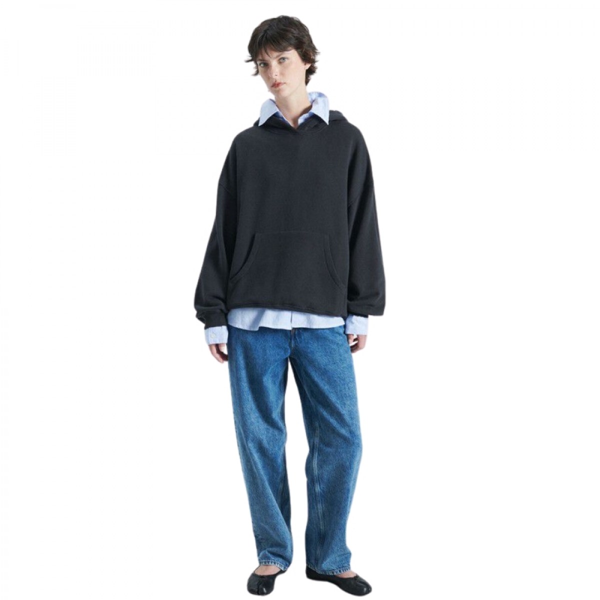 women's hoodie atubay - darkness - look