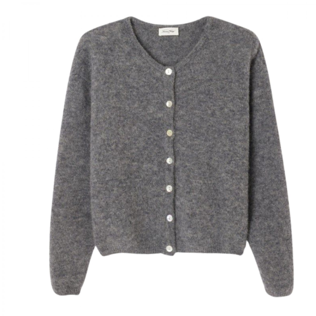 women's cardigan vitow - steel melange