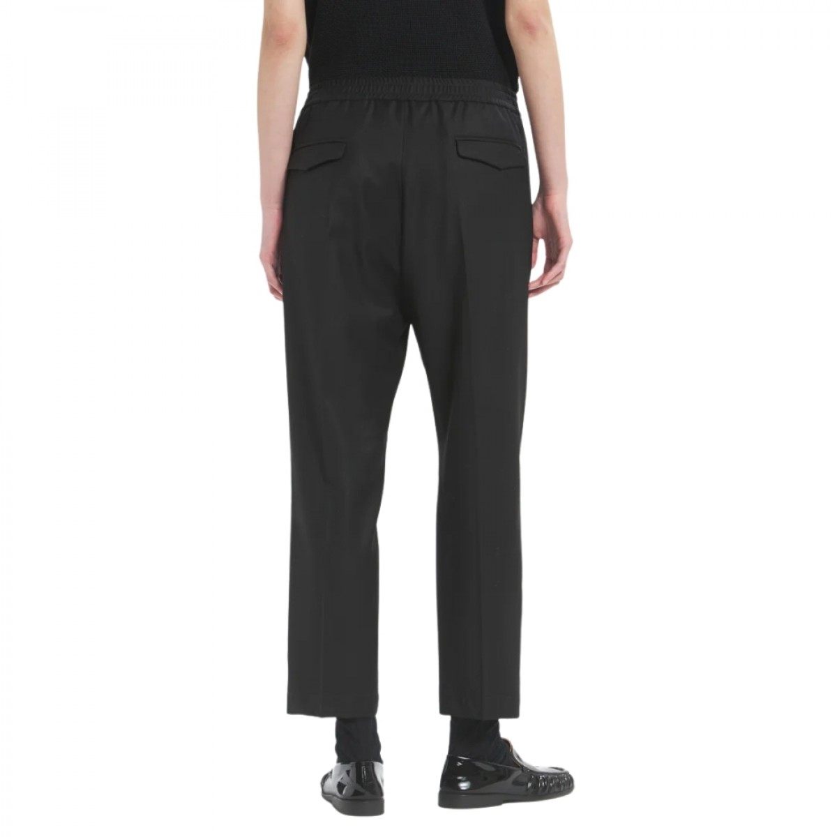 pantalone alfonso flan - black - bagfra 