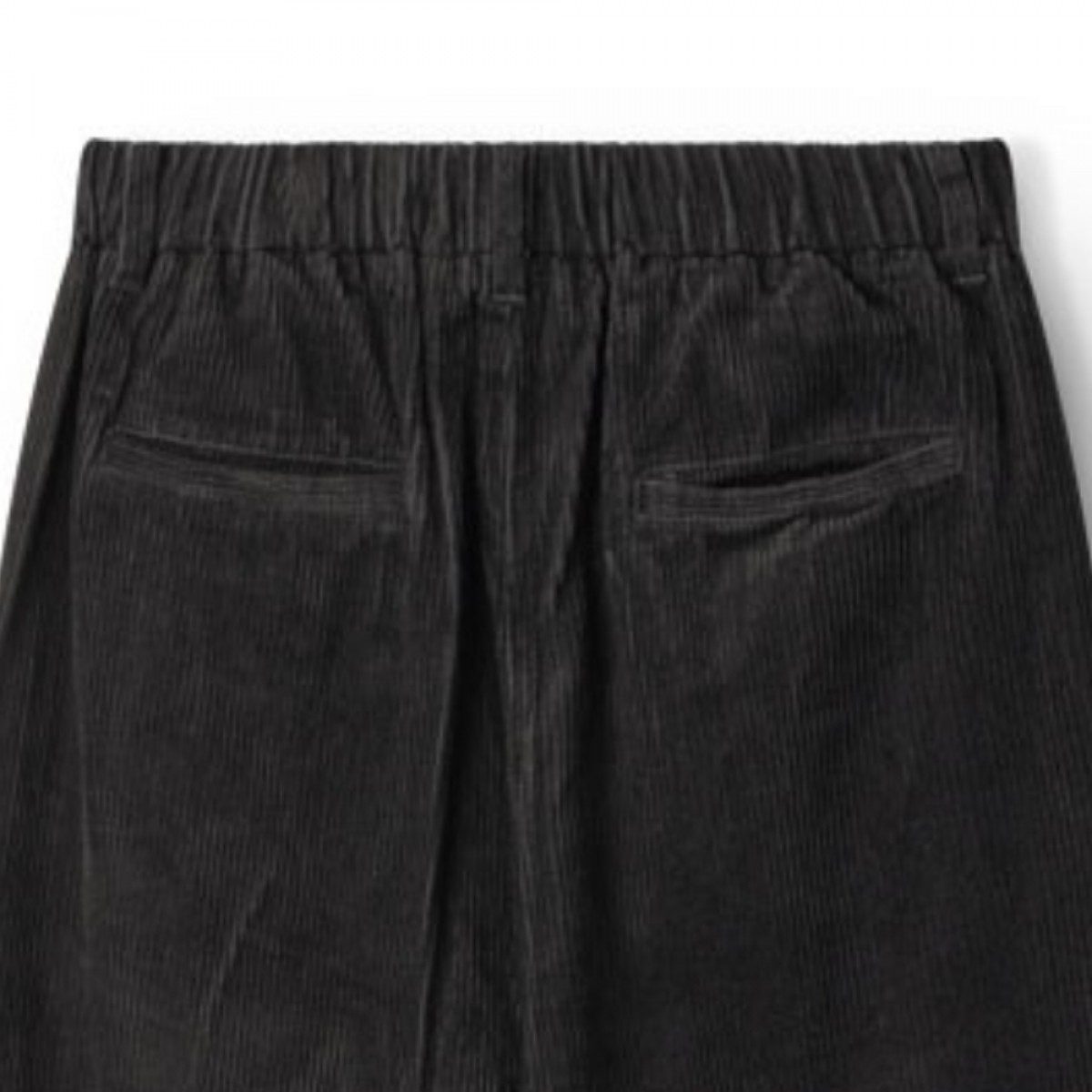 p-f-r olga pant corduroy - black - baglomme