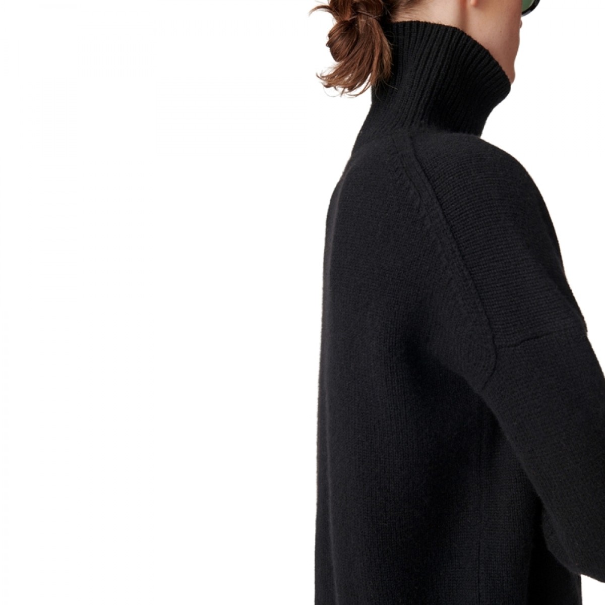 malo sweater - black - fra siden 