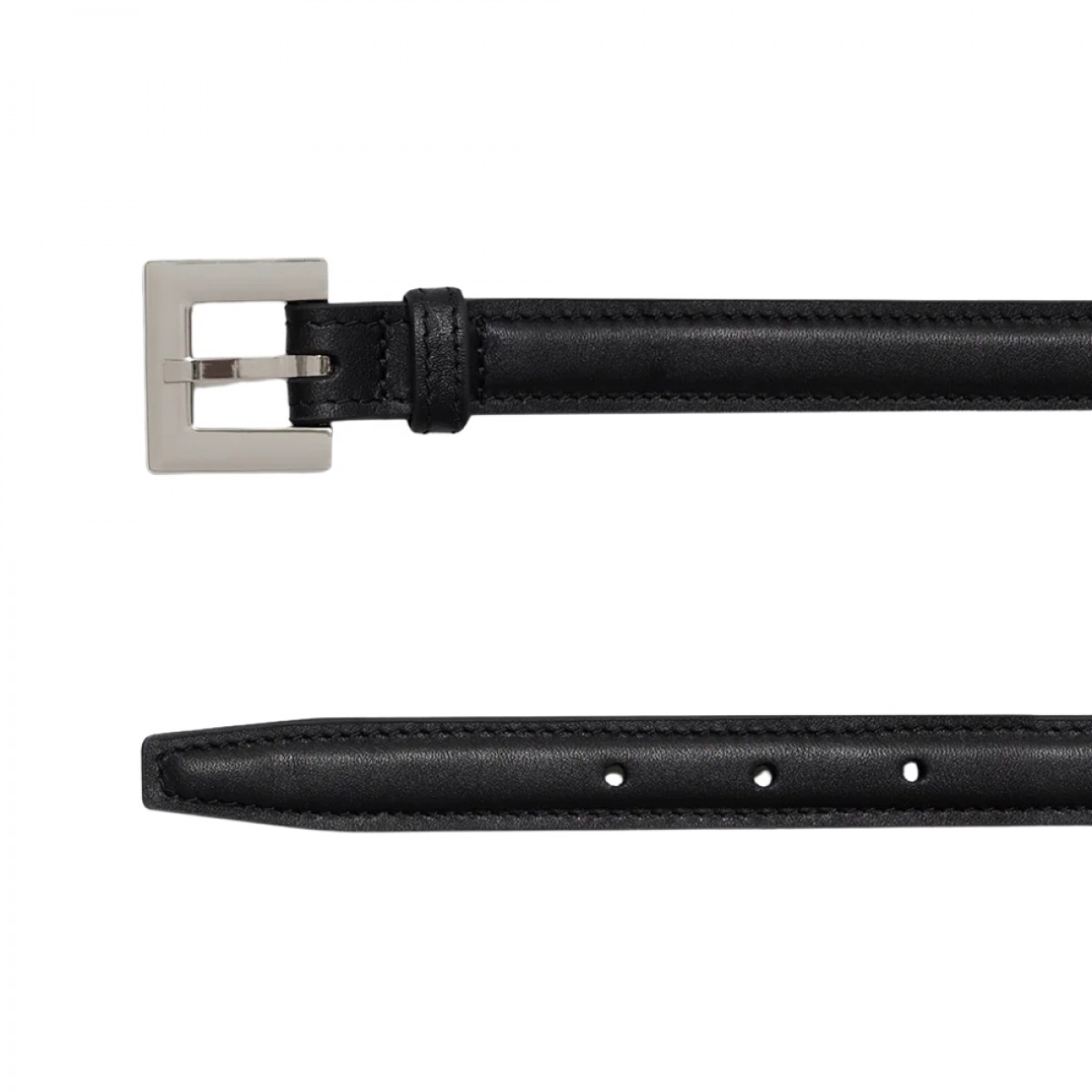 anine bing nicola belt silver - black - spænde 