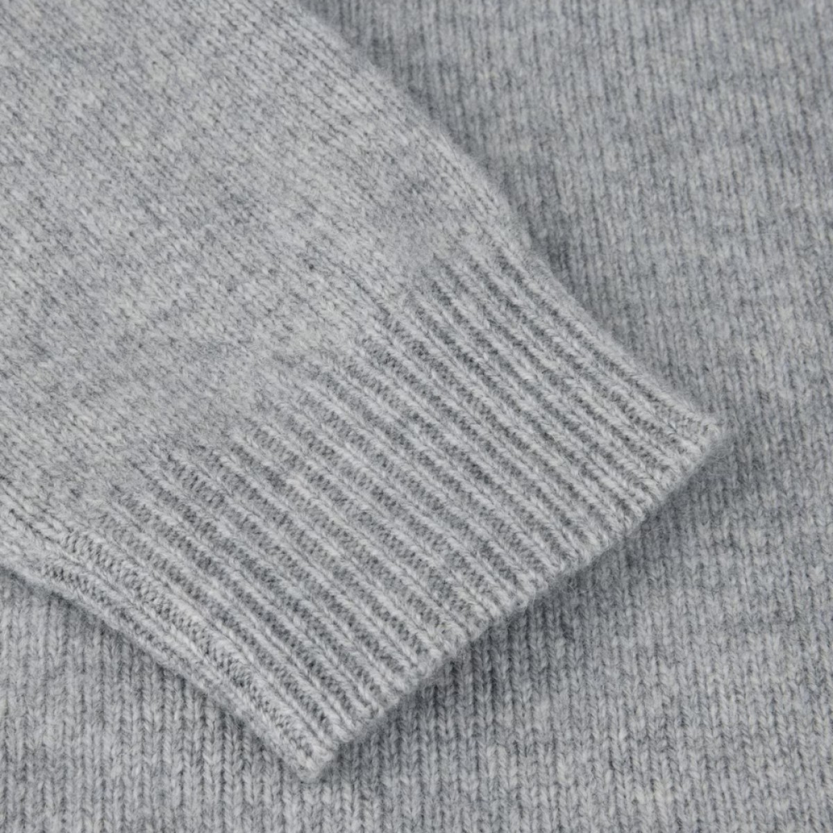 katrin sweater - grey - rib