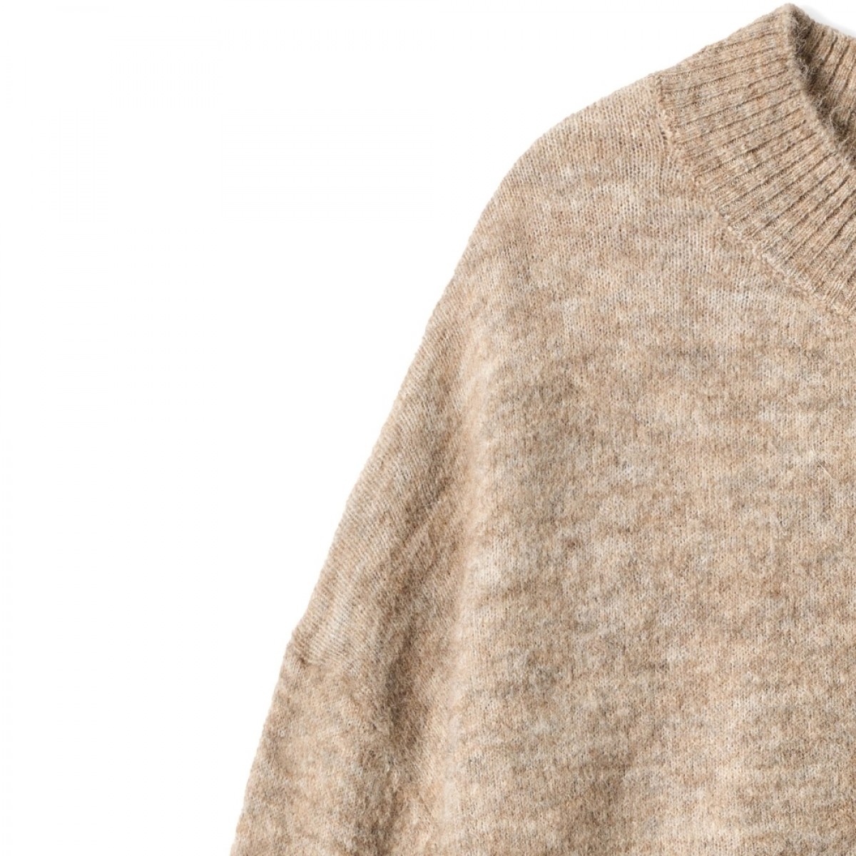 pullover oversize knit - light sand - ærme