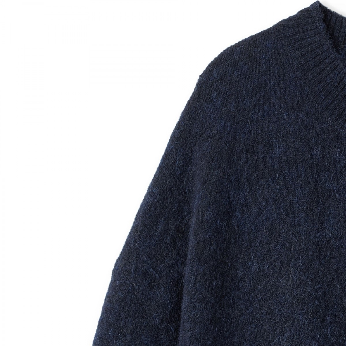pullover oversize knit - navy - ærme