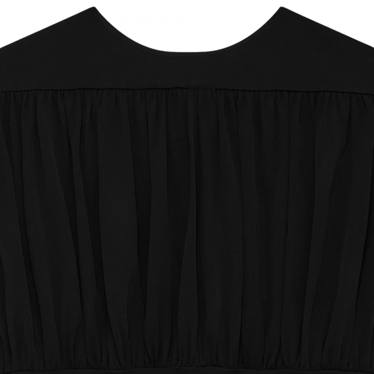 anine bing fran top - black - hals 
