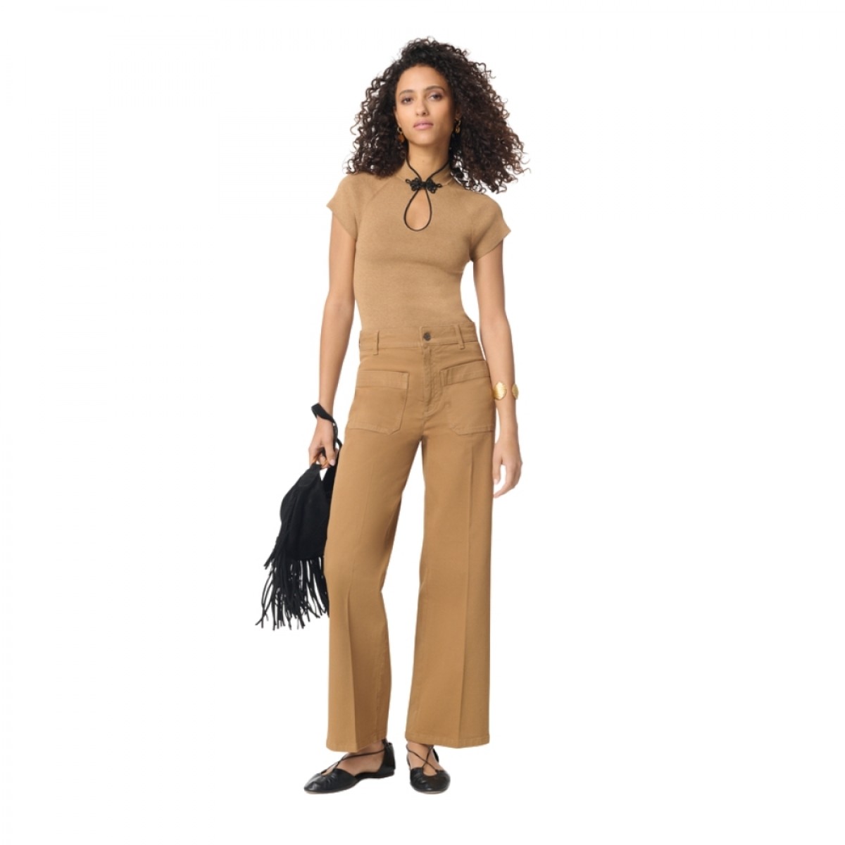 gelias jeans - ficelle - model look