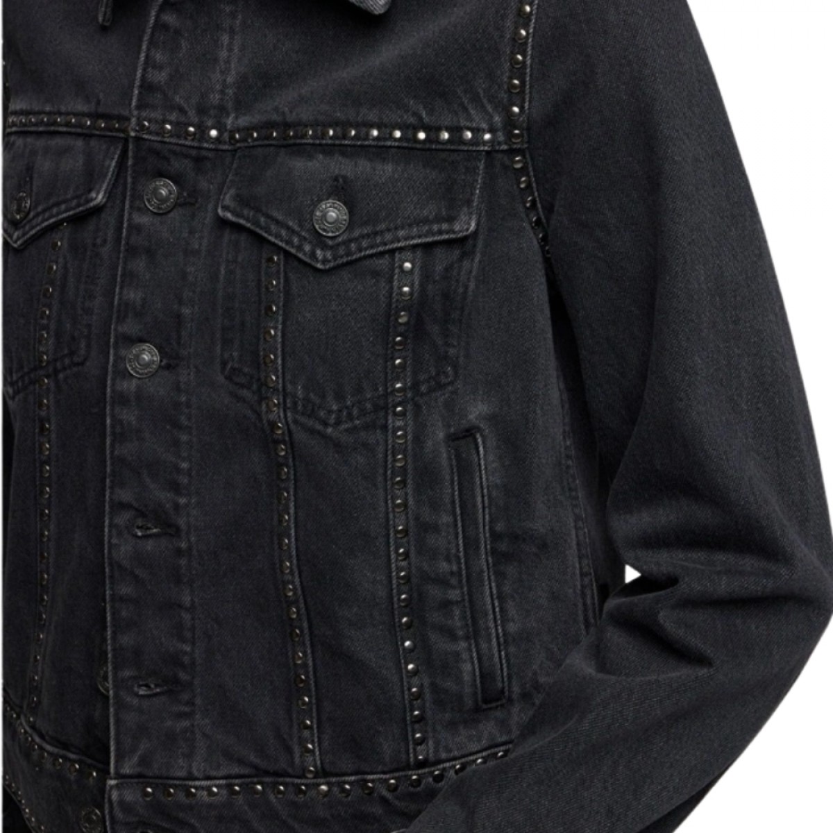 adi trucker nightscape with studs - black - lomme